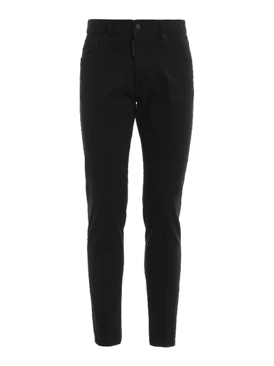 Shop Dsquared2 Sexy Mercury Black Jeans