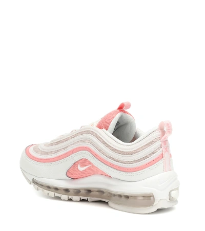 Shop Nike Air Max 97 Lx Leather Sneakers In Pink