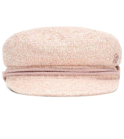 Shop Maison Michel New Abby Hat In Pink