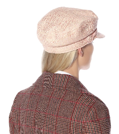 Shop Maison Michel New Abby Hat In Pink