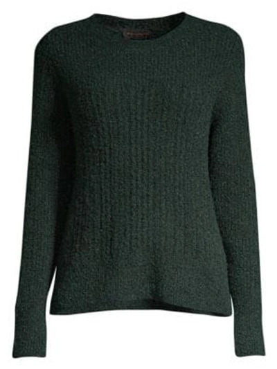 Shop Donna Karan Knit Sweater In Emerald