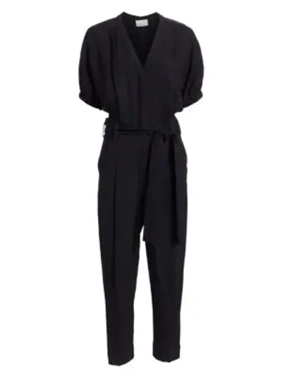 Shop 3.1 Phillip Lim / フィリップ リム Slouchy Crepe V-neck Jumpsuit In Black