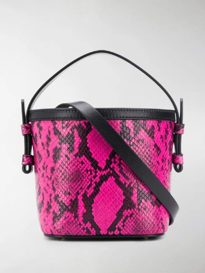 Shop Nico Giani Adenia Mini Bucket Bag In Pink