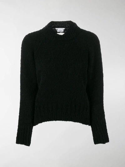 Shop Cecilie Bahnsen Open Back Knitted Jumper In Black