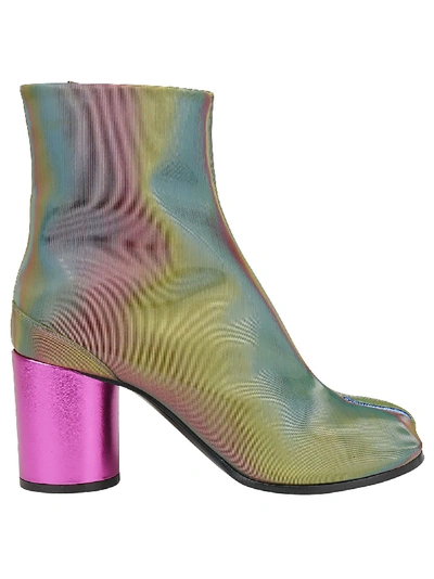 Shop Maison Margiela Tabi Boots In Multicolore