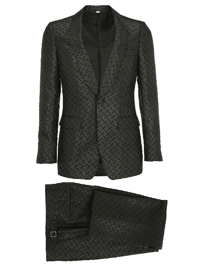 Shop Burberry Suit In Black