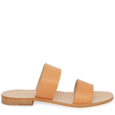 Shop Mansur Gavriel Vegetable Tanned Veneto Sandal In Cammello