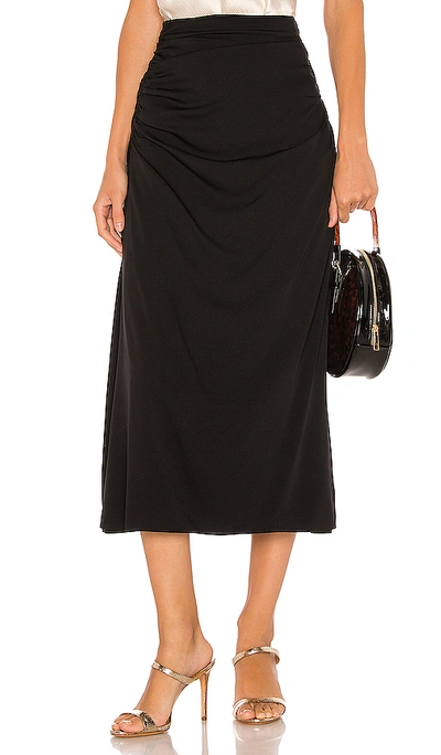 Shop Theory Twisted Skirt In Black