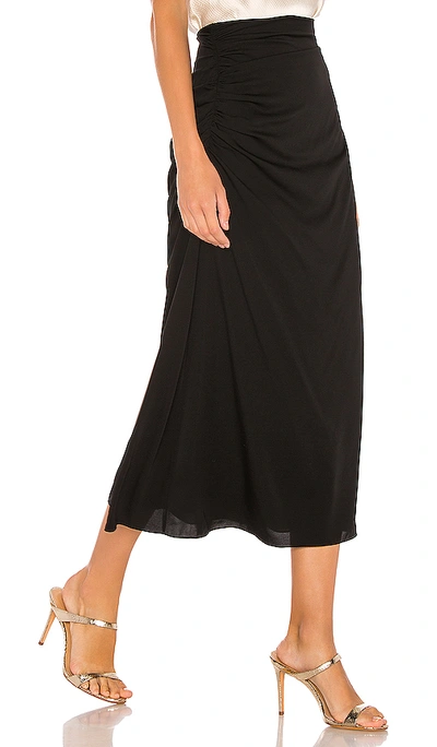 Shop Theory Twisted Skirt In Black