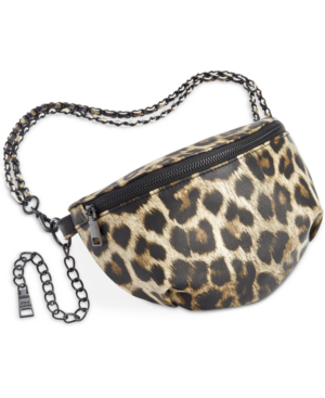 steve madden leopard purse