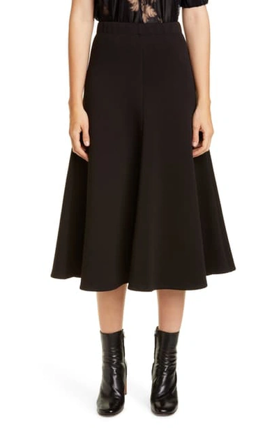 Shop Beaufille Curie Neoprene Midi Skirt In Black