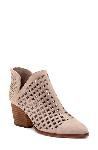 Shop Vince Camuto Neeja Bootie In Elephant Leather