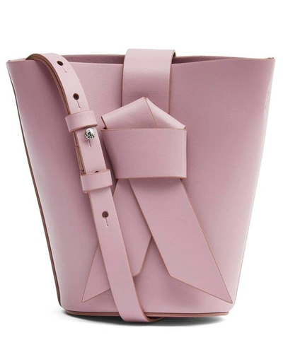 Shop Acne Studios Musubi Bucket Bag In Old Pink