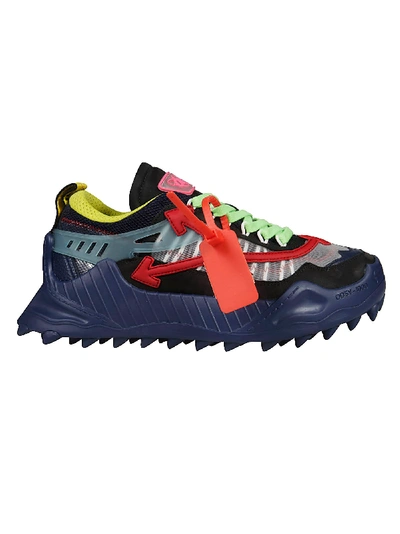 Shop Off-white Odsy-1000 Sneakers In Blu Rosso