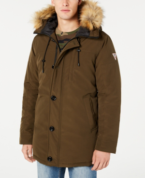 guess hooded parka