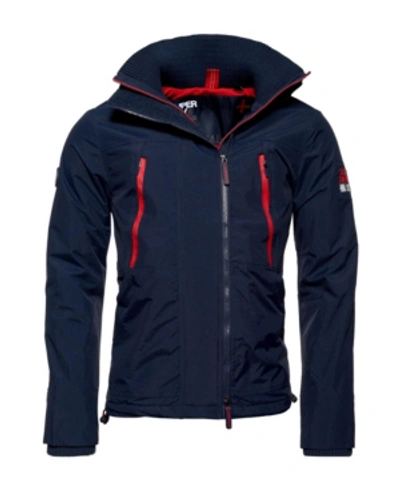 Superdry Men's Hooded Tech Sd-wind Attacker Jacket In Navy | ModeSens