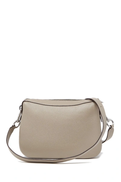 Shop Marc Jacobs Lock That Leather Messenger Bag In Mink