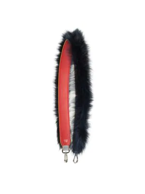 fur bag strap