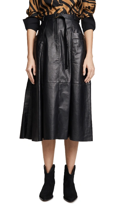 Shop Nili Lotan Lila Skirt In Black