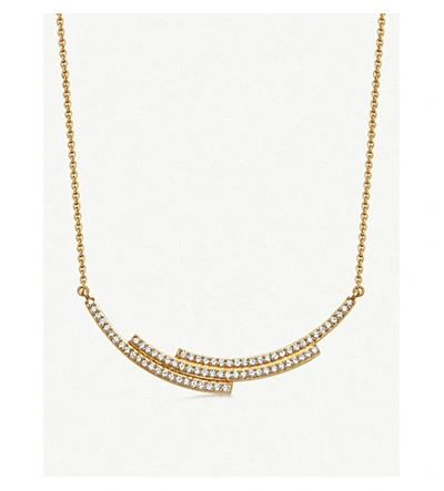 Shop Astley Clarke Icon Scala 14ct Gold And Pavé-set Diamond Necklace