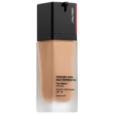 Shop Shiseido Synchro Skin Self-refreshing Foundation Spf 30 340 - Oak 1.0 oz/ 30 ml