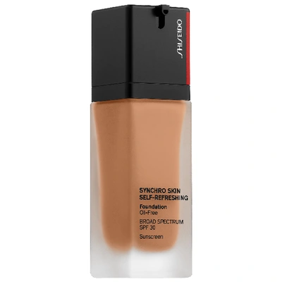 Shop Shiseido Synchro Skin Self-refreshing Foundation Spf 30 460 - Topaz 1.0 oz/ 30 ml