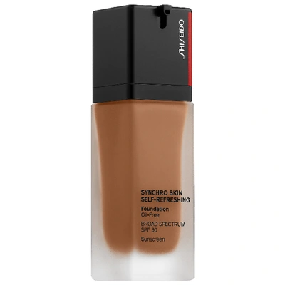 Shop Shiseido Synchro Skin Self-refreshing Foundation Spf 30 510 - Suede 1.0 oz/ 30 ml