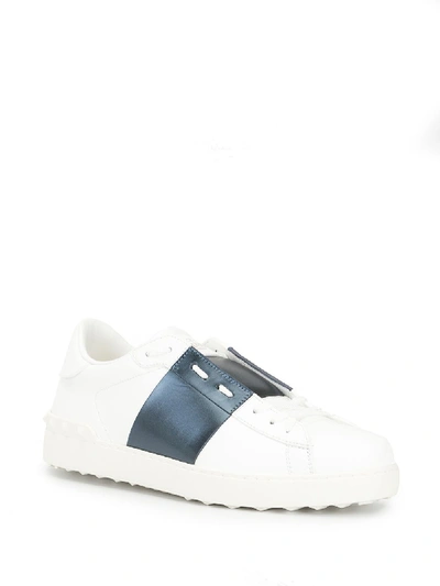 Shop Valentino Open Low-top Trainer In White