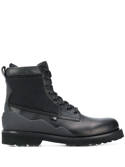 Shop Woolrich Jungle Boots In Black