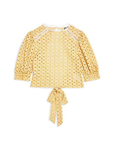 topshop yellow blouse