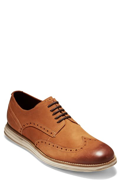 Cole Haan Men's Original Grand Wing Oxfords Men's Shoes In British Tan ...