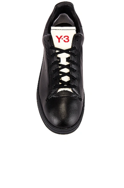 Shop Y-3 Yohji Court In Black Y3 & Black Y3 & Core White