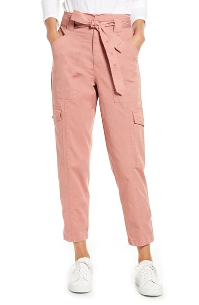 Shop Alex Mill Expedition Washed Twill Ankle Pants In Dried Rose