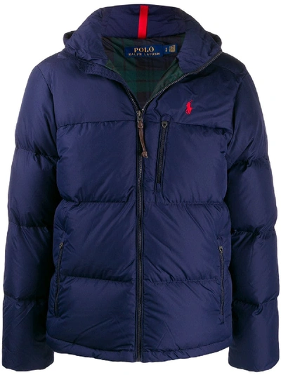 Shop Ralph Lauren Blue Polyester Down Jacket