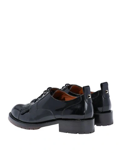 Shop Valentino Laced Shoes In Black