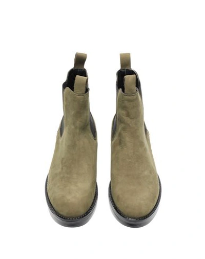 Shop 8 By Yoox Ankle Boots In Military Green