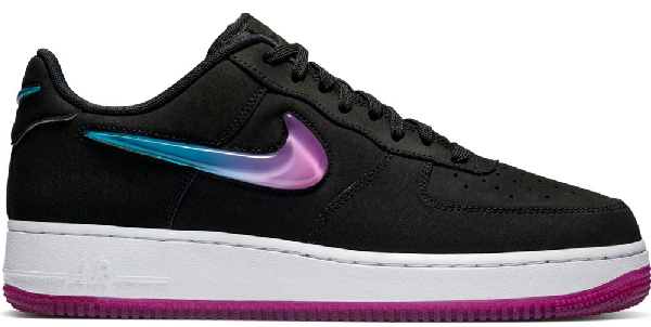 nike air force 1 jelly jewel black