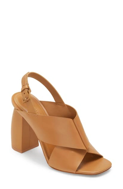 Shop Mercedes Castillo Hae Slingback Sandal In Blonde