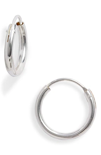 Shop Argento Vivo Sterling Silver Hoop Earrings