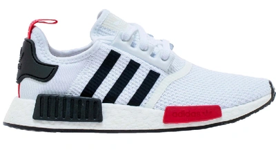originals nmd r1 white black red
