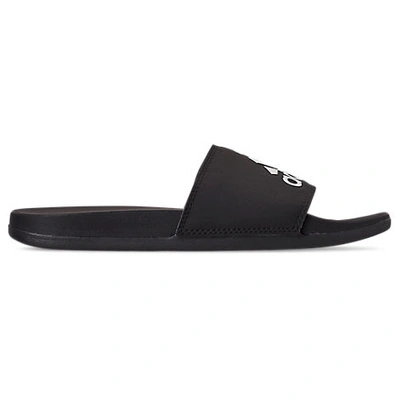 Shop Adidas Originals Adidas Men's Adilette Cloudfoam Plus Slide Sandals In Black/black/white