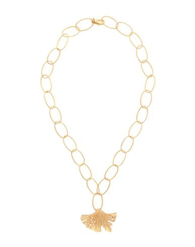 Shop Apples & Figs Necklaces In Gold