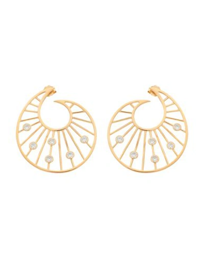 Shop Apples & Figs Earrings In Gold