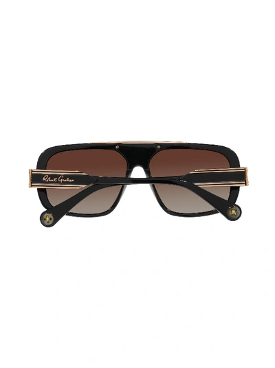 Shop Robert Graham Newman Square Sunglasses In Brown