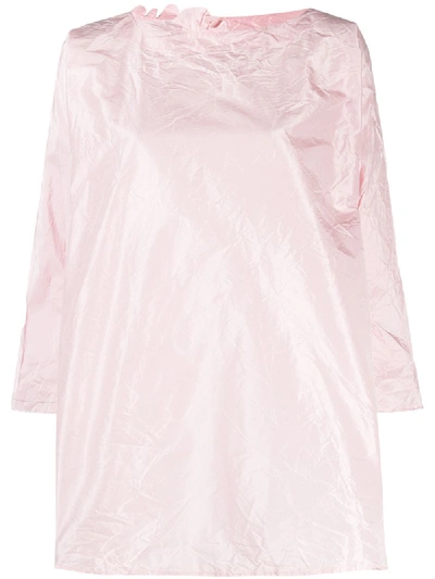 Shop Daniela Gregis Distressed Tunic Top In Pink
