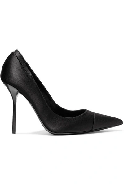 Shop Tom Ford Satin Pumps In Black