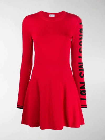 Shop Red Valentino Red(v) "forget Me Not" Flared Dress