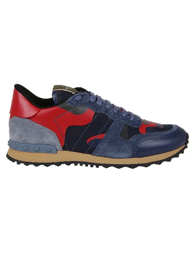 Shop Valentino Sneakers In Marin Rouge