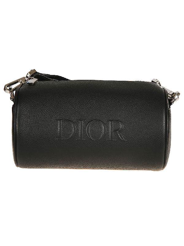 Dior Roller Leather Shoulder Bag In Black ModeSens