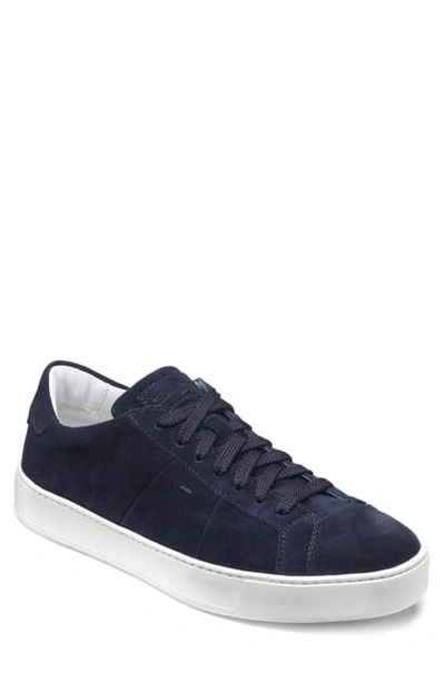 Shop Santoni Gloria Sneaker In Navy